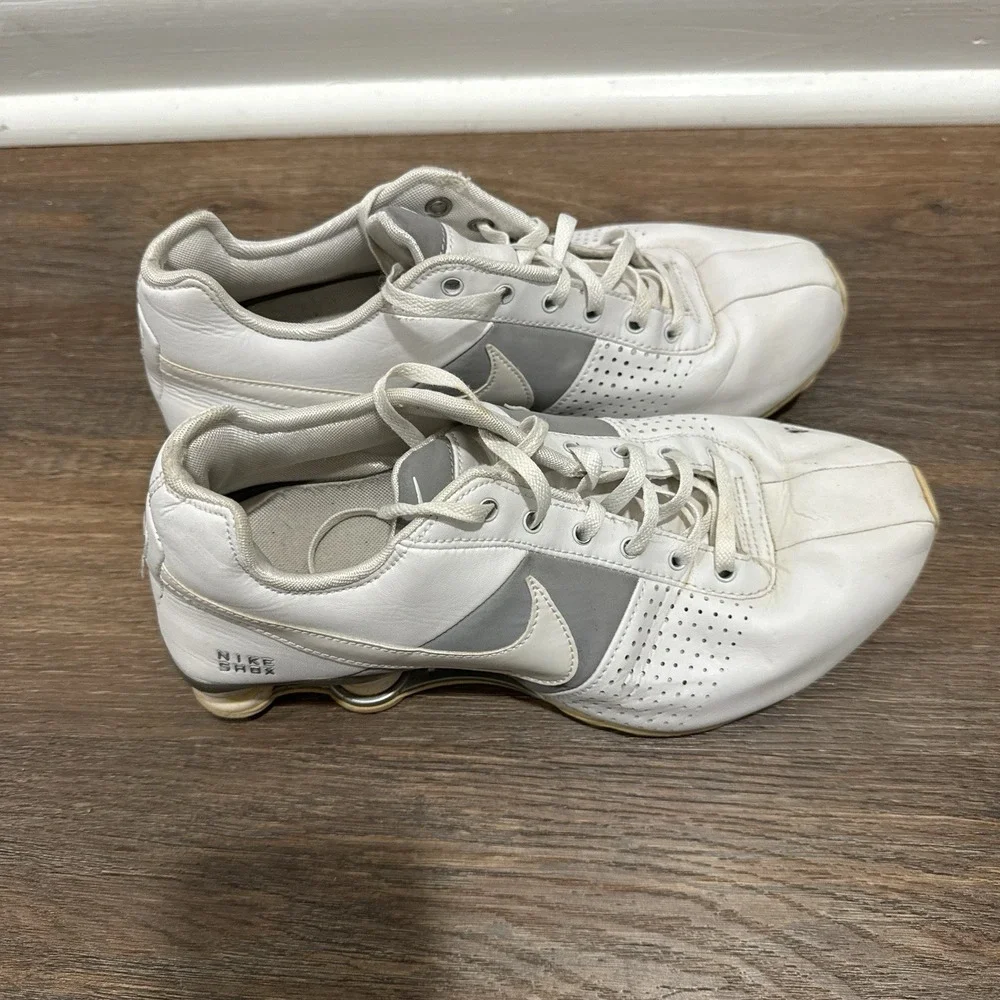 VTG 90s Y2K Nike Shox White Gray Sz 7.5 Collectible Old‎ READ